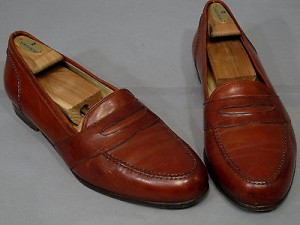 COLE HAAN BRAGANO Penny Loafers Slip On Shoes 10.5 M, Made in Italy