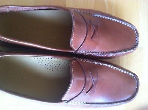 NEW! COLE HAAN Mens Classic Penny Loafers Shoe Saddle Tan Leather Sz 10