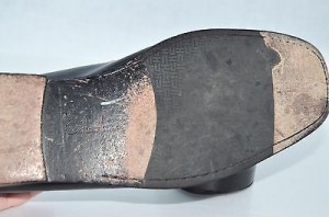COLE HAAN men’s slip on penny loafer moccasin leather shoe size 11.5 M BLACK