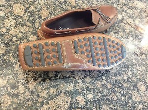 Cole Haan Nike Air Grant Driving Moccasin Mens NWOB 10 M Camel Brown $148