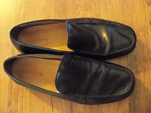 COLE HAAN WONDERFUL BLACK LOAFER SHOES 11.5 M NIKE AIR