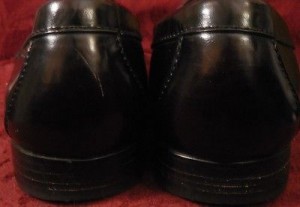 COLE HAAN MENS CITY CORDOVAN BROWN LEATHER PENNY LOAFERS SIZE 9