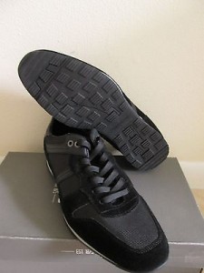 NEW  Hugo Boss Orange Men’s shoes Fashion Sneakers Casual Black Size 10.5