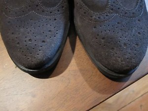 Men’s Authentic Hugo Boss Brown Suede Shoes, EUC, 8M