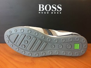 HUGO BOSS GREEN – AKEEN Sneakers In Medium Grey