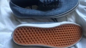 Vans 9.5 Light Blue Denim sneakers