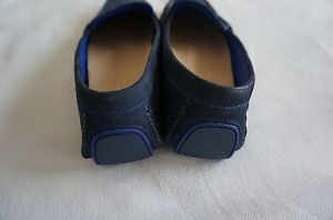 Cole Haan Nike Air Size 10 Grant Penny Loafer Suede Blue Casual Driving Shoe