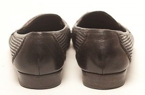 BRAGANO by COLE HAAN WOVEN BLACK and BROWN Loafers SZ 8.5