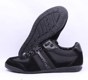 Hugo Boss Akeen 2014 # 50247604 001 Black Casual Sneakers SZ 7 – 12