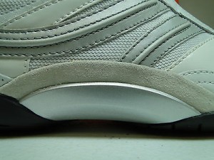 HUGO BOSS Mens 9 EU 42 Whte/Silver Fashion Leather & Suede Sneakers