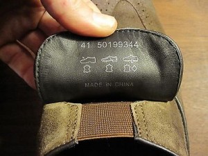Men’s Authentic Hugo Boss Slip On Shoes, Distressed Brown, Size 8M