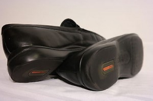 COLE HAAN NIKE AIR MEN’S BLACK LEATHER SLIP ON LOAFERS SIZE 8.5M
