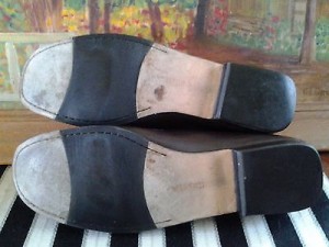 COLE HAAN 9B LEATHER BROWN HIGH QUALITY MENS LOAFERS NARROW SHOES