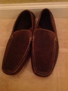 COLE HAAN Men’s Nike Air Brown Leather Loafers Shoes Size 8M