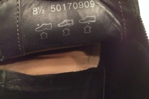 Hugo Boss Mens Black Calf Leather Loafers Bicycle Toe Shoes Sz 8.5