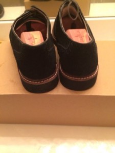 Franklin Wingtip Black Suede Cole Haan Size 10.5 MSRP $198 70% Off