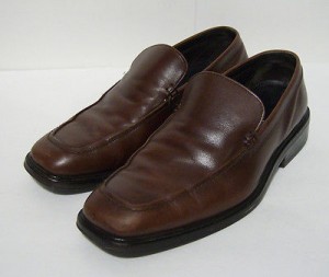 COLE HAAN Men’s Brown Leather Slip On Loafers Size 8 ½ Medium