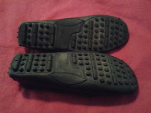 Cole Haan Men’s Black Leather Boat Shoes Size 11D