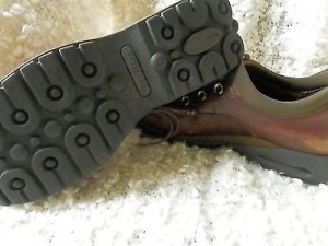 EUC Men’s Cole Haan Brown Leather Shoes Nike Air Sole Size 10.5