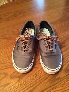 Vans Era Herringbone Mens Size 11 shoe with Leather Laces