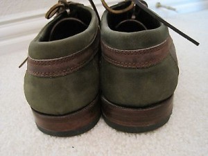 Men’s Cole Haan Country Leather Suede Shoes Lace Up Brown & Olive 11M