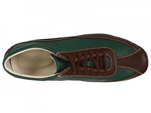 COLE HAAN Mens Air Ryder Driver Oxford Shoes 11 M Teal Mahogany NEW NIB $180
