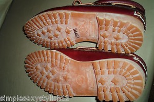 New Mens TIMBERLAND Classic Heritage 3-Eye Classic Lug Shoes Burgundy 50009