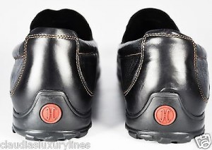 Cole Haan Black Leather Venetian Driving Moccasins Loafers Shoes 14 Medium