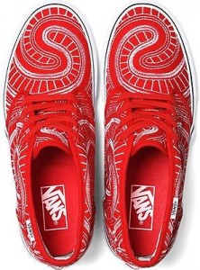 Supreme x Vans The Era RED SZ 11 SOLD OUT ON SUPREME
