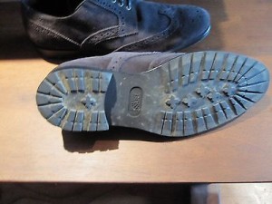 Men’s Authentic Hugo Boss Brown Suede Shoes, EUC, 8M