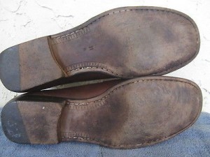 COLE HAAN CITY Brown Leather Mens Tassle Loafers MADE IN ITALY Size 11 D