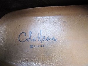 Cole Haan Nike Air Brown Leather Slip-on Velcro Driving Loafers 8 M