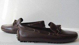 COLE HAAN AIR GRANT T Moro Leather Driver Loafers Driving Shoes Mens 10.5 New