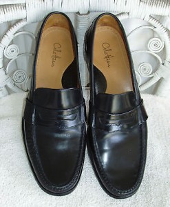 MINT! COLE HAAN MEN’S SIZE 14 PENNY LOAFER BLACK LEATHER SHOES
