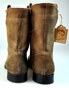 $395 NEW Diesel Brown Suede “78 Sins” Boots Eu 41 US 7.5