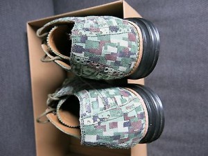 Cole Haan LunarGrand Long Wingtip Green Multi Mosiac Camo Shoes Men’s11.5