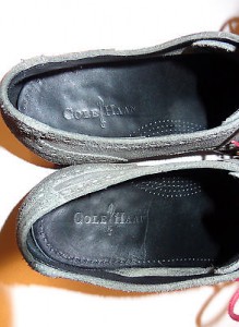 Men’s Cole Haan Nike Air Colton Grey Suede 13 M Wingtip Oxfords