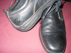 Men’s Shoes COLE HAAN Black Leather Nike Air Oxfords Size 10 M