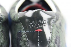 HUGO BOSS RED LABEL FUTAMIO GREEN SHOES SNEAKERS LEATHER & CANVAS NEW SIZE 10 43