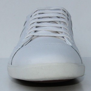 $225 HUGO BOSS White Leather Sneakers Mens Shoes 9 42 Casual Kicks Golf 8.5 41.5
