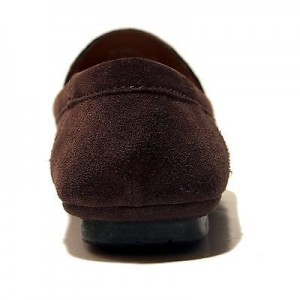 $245 HUGO BOSS Dark Brown Drivers Shoes Loafers 10 43 Mens Moccasins 10.5 43.5