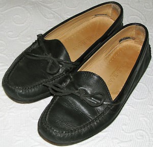 Cole Haan Shoes 9 Black Leather 12345 Moc Loafers