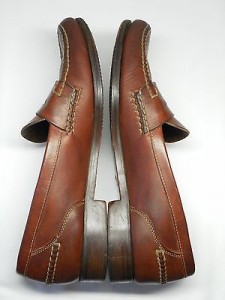 Men’s COLE HAAN Brown Leather Slip On Loafers Size 10.5 W