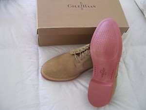 COLE HAAN SUEDE OXFORDS 11M IN MILKSHAKE