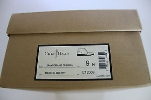 NIB COLE HAAN Men’s Milkshake 100% Suede LUNARGRAND CHUKKA Ankle Shoe Boot 9M