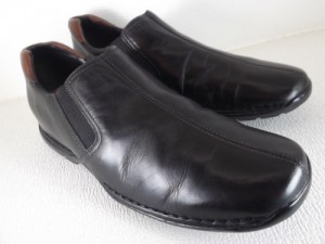 Cole Haan Black Leather Casual Dress Comfort Loafers Fashion Footwear Shoes 13 M