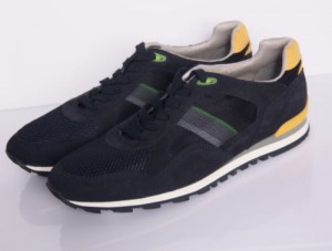 Hugo Boss Men’s Runcool 50273613 Green Label Fahion Sneakers Navy Blue Size 10