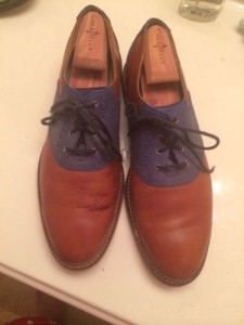 Cole Haan Franklin Saddle Bourbon Ocean Suede Size 11 M MSRP $198 70% Off