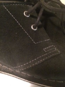 CLARKS ORIGINALS  BLACK SUEDE LACE UP SIZE 10.5M  78151
