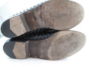 Bragano by Cole Haan Black /Brown Woven Leather Loafers Men’s Size 9.5 M